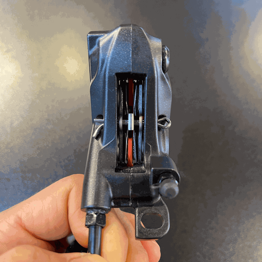 Par de Freio a Disco Shimano Original Hidráulico BL-M6120 4 Pistões