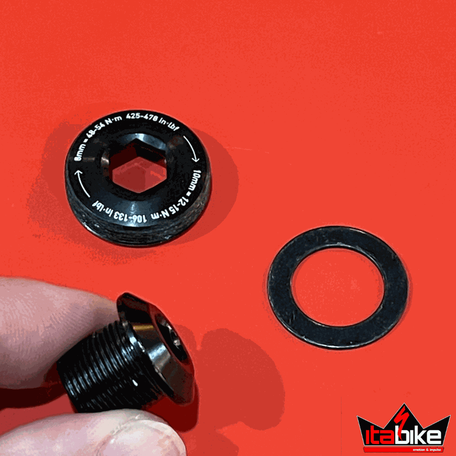 Parafuso Extrator Sram para Fixação de Pedivela M15 M26 GXP Preto