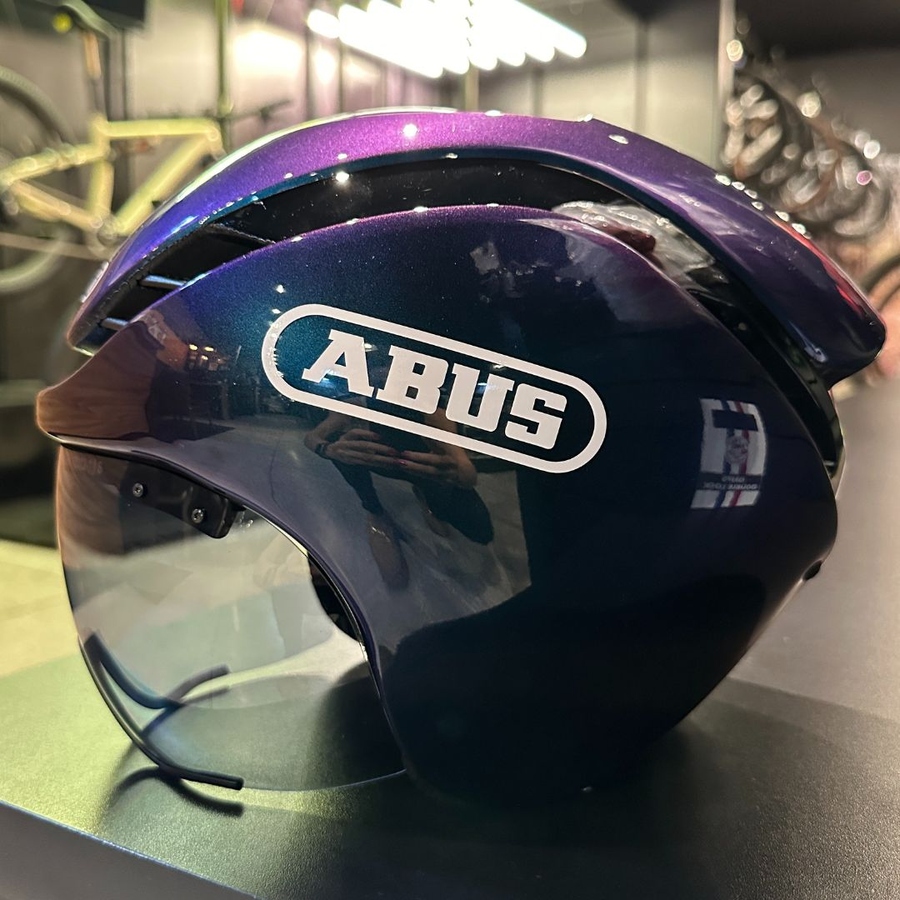 Capacete Abus GameChanger Triathlon Roxo