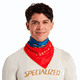 Bandana Specialized Sagan Unissex Azul e Vermelha  - 1