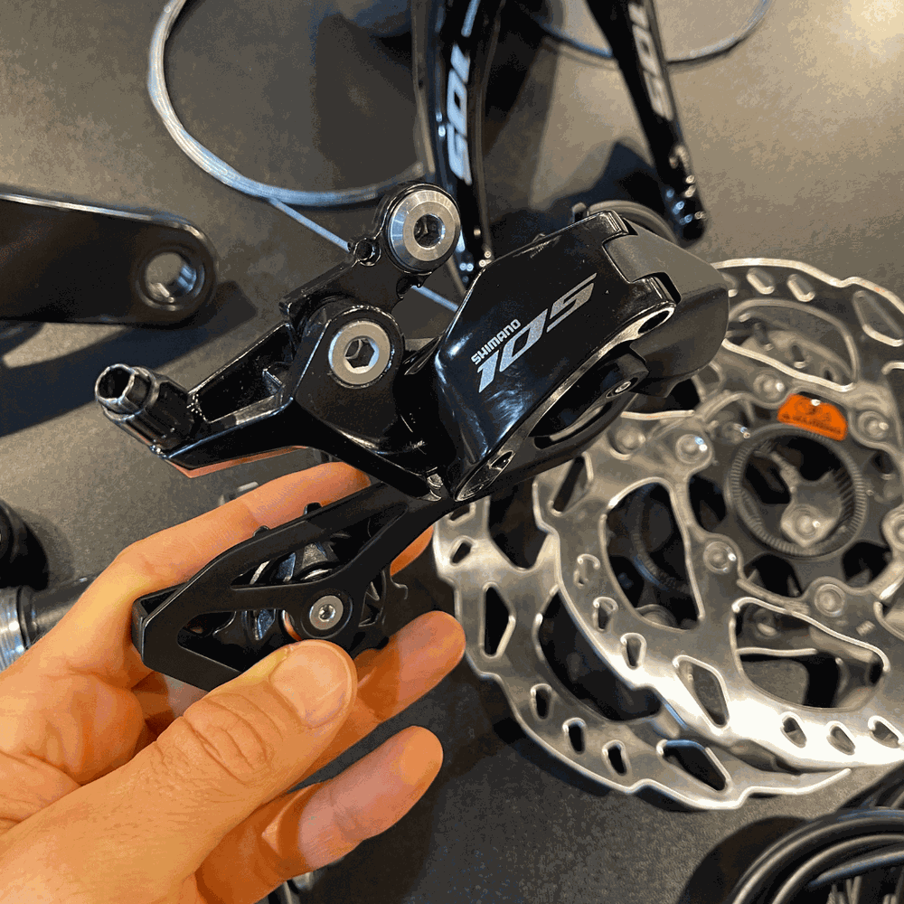 Grupo de Peças Shimano Original 105 Mecânico de 12 Velocidades