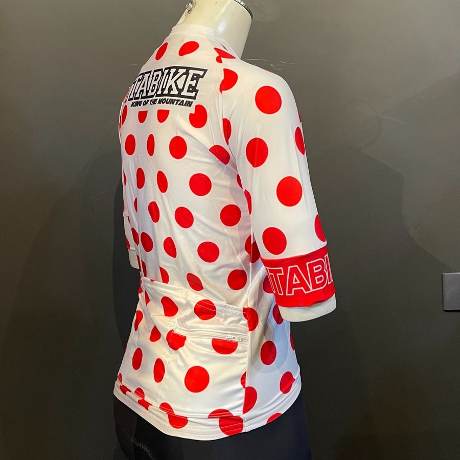 Camisa Itabike Ride Cycle Wear Feminina Branco E Vermelho