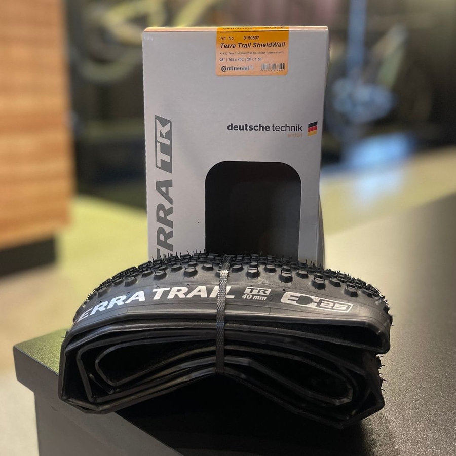 Pneu Gravel Continental Terra Trail Performance Shieldwall Tubeless Preto