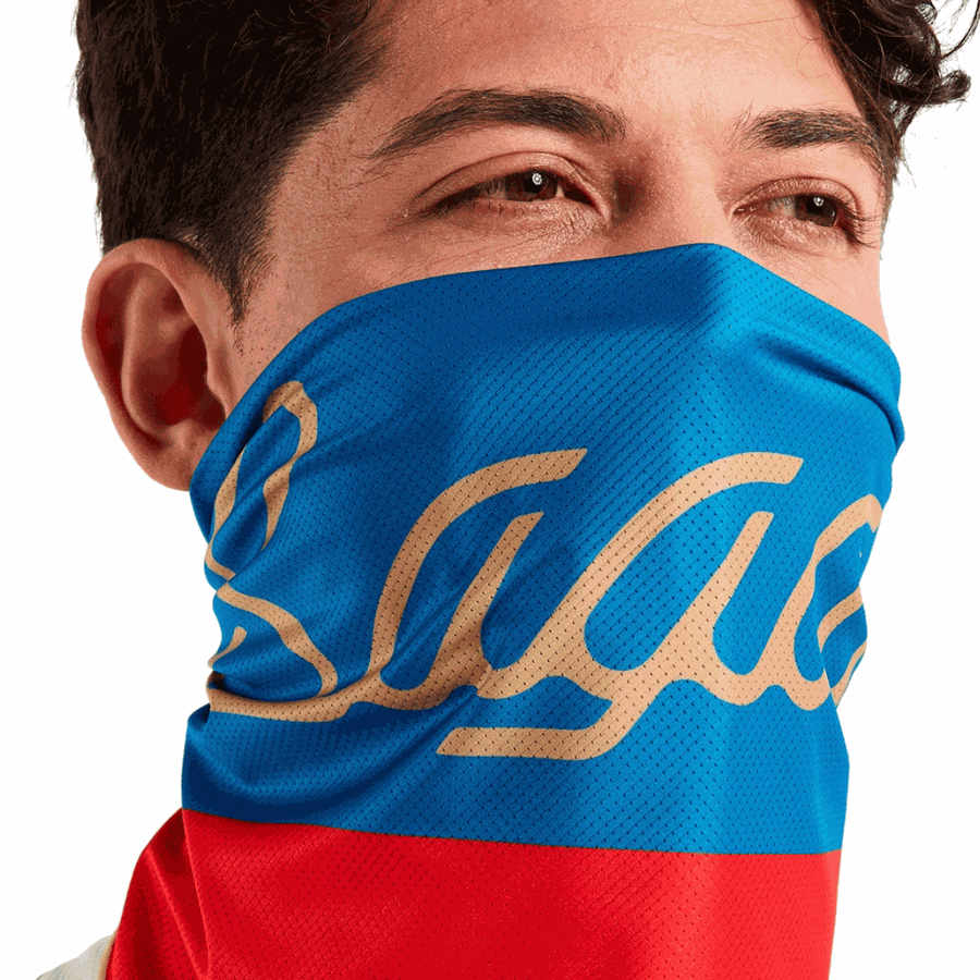 Bandana Specialized Sagan Unissex Azul e Vermelha 