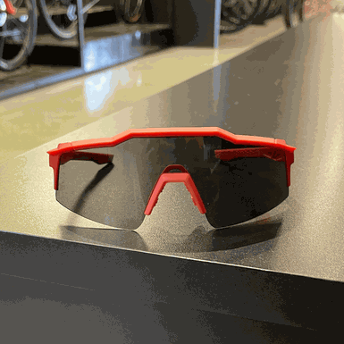Óculos 100% Speedcraft Preto e Vermelho