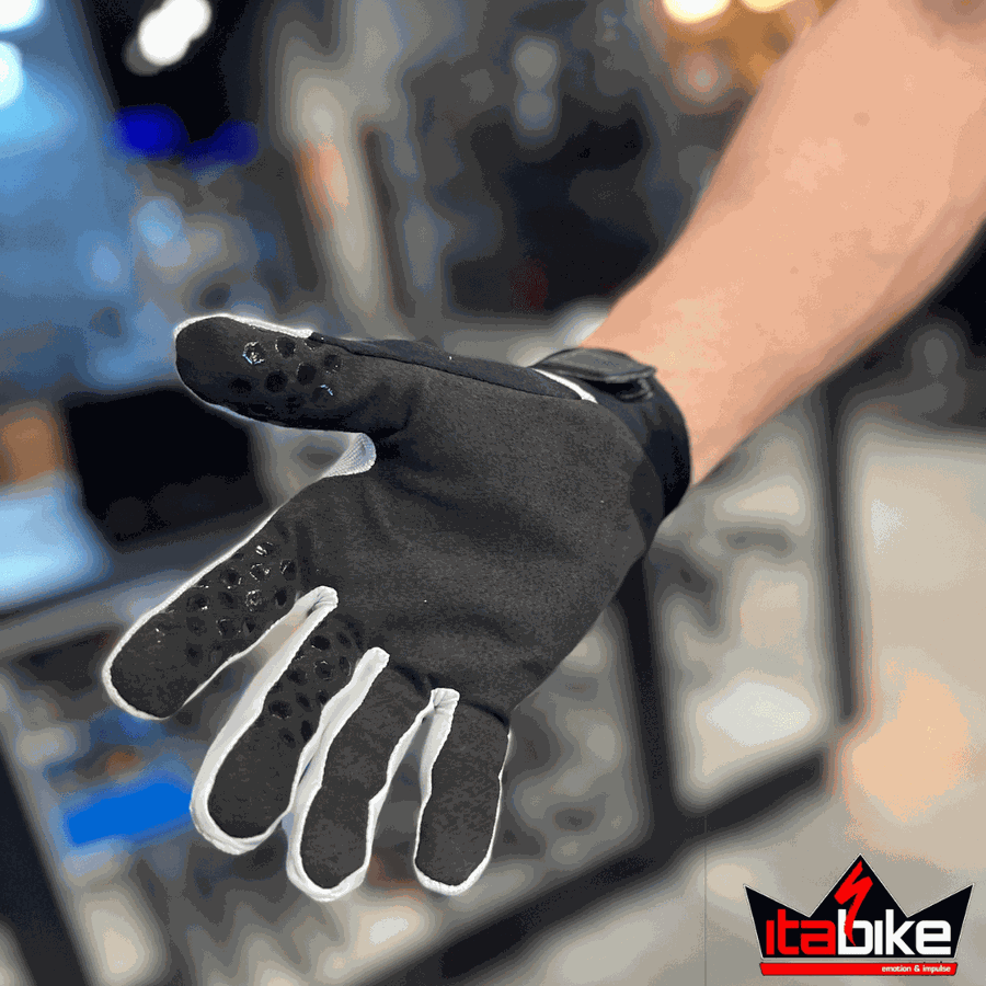 Luva Specialized Dedo Longo Trail Masculina Cinza Claro 