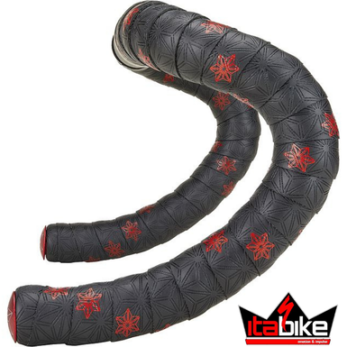 Fita de Guidão Supacaz Super Stick Kush Galaxy Preta e Vermelha