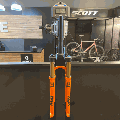 Garfo de Suspensão Fox Kashima Original 32 Laranja 100mm