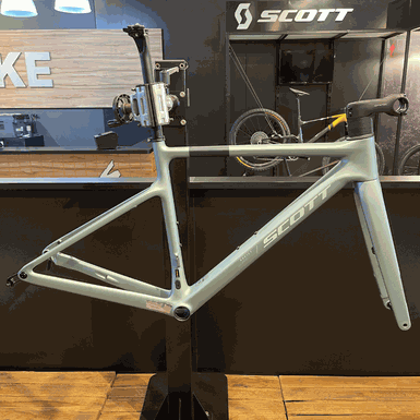 Quadro SCOTT em Carbono ADDICT HMF verde metálico