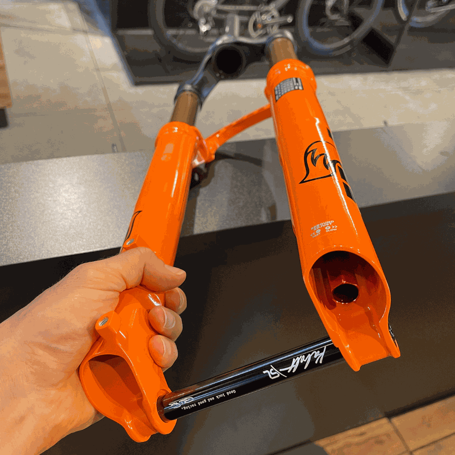 Garfo de Suspensão Fox Kashima Original 34 Laranja 120mm 2026