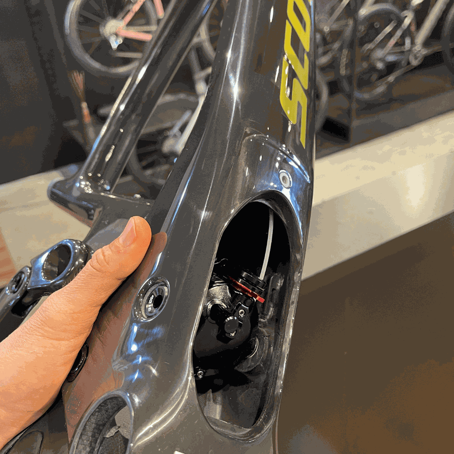 Quadro SCOTT Spark RC TUNED Trava Remota em Carbono