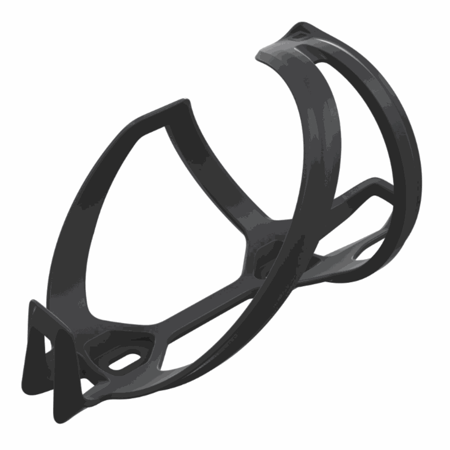 Suporte de Garrafa Syncros em carbono Tailor Cage 1.0 Esquerdo Preto Fosco