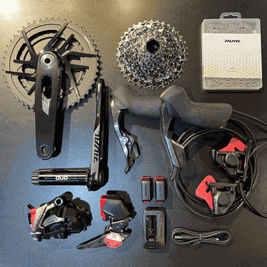 Grupo de Peças Sram Original New RIVAL AXS de 12 Velocidades com Medidor de Potência 2025