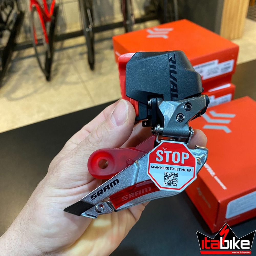 Câmbio Dianteiro Sram Original Rival Etap AXS D1 Braze-on sem Bateria