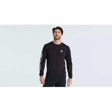Camiseta Original Specialized T-Shirt Altered Edition Manga Longa Masculina Preta