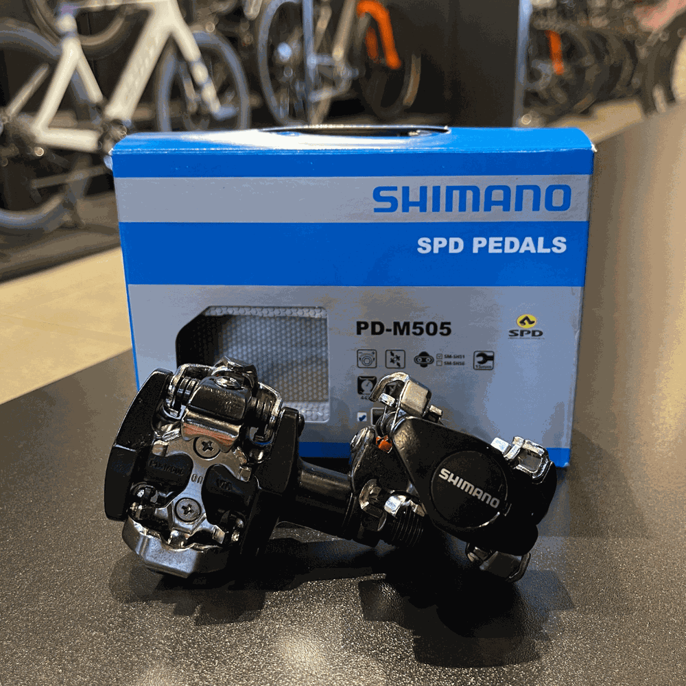 Pédales Shimano PD-M520 Noir , pédale vélo automatique