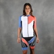 Camisa Flets Feminina Branca e Coral - 2