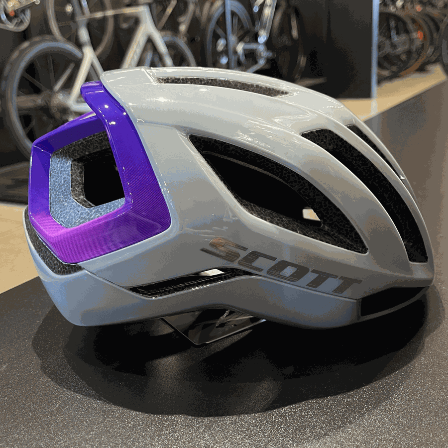 Capacete Scott Centric Plus MIPS Narwal Grey/Fade Purple