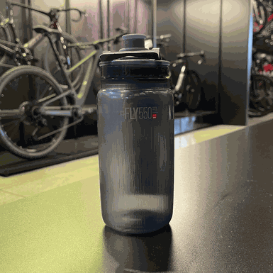 Garrafa Elite Fly Tex 550ml Cinza Escuro
