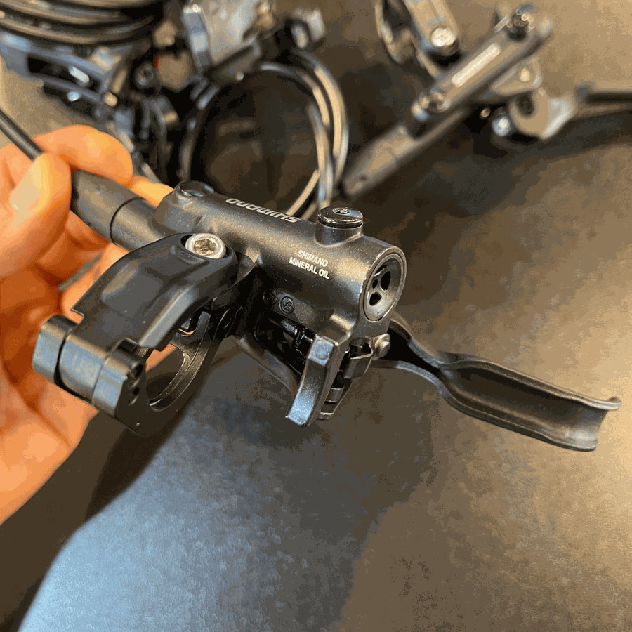 Par de Freio a Disco Shimano Original Hidráulico BL-M6120 4 Pistões