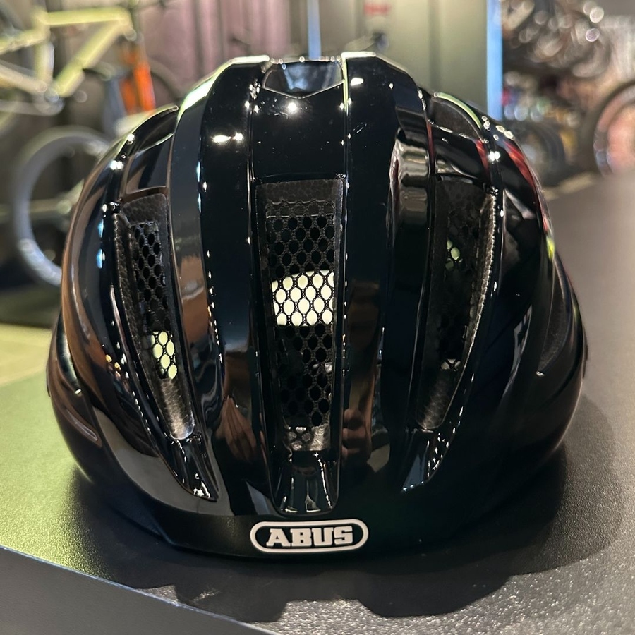 Capacete Abus Macator Preto Brilhante