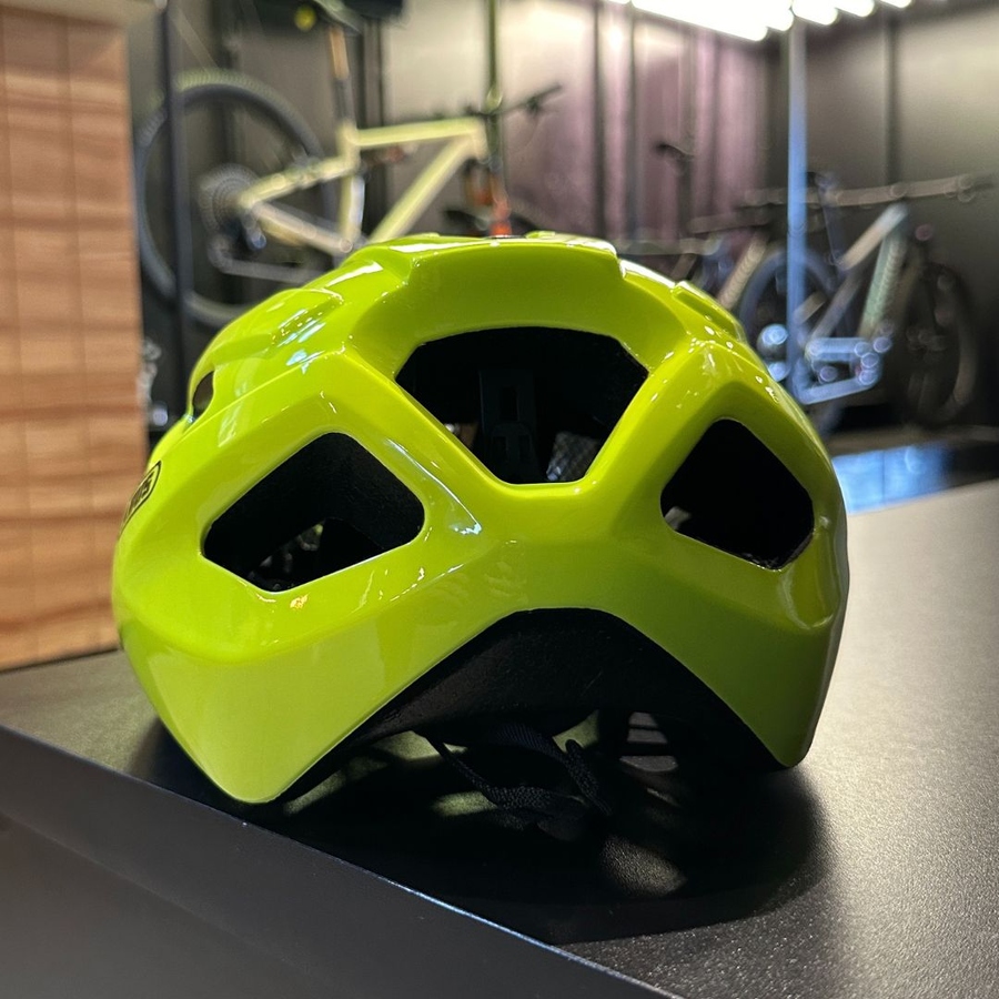 Capacete Abus Macator Amarelo Neon