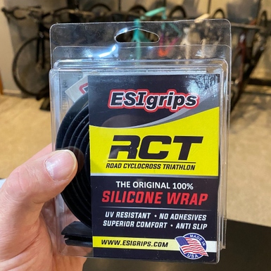 Fita De Guidão Esi Grips Original Silicone Preta