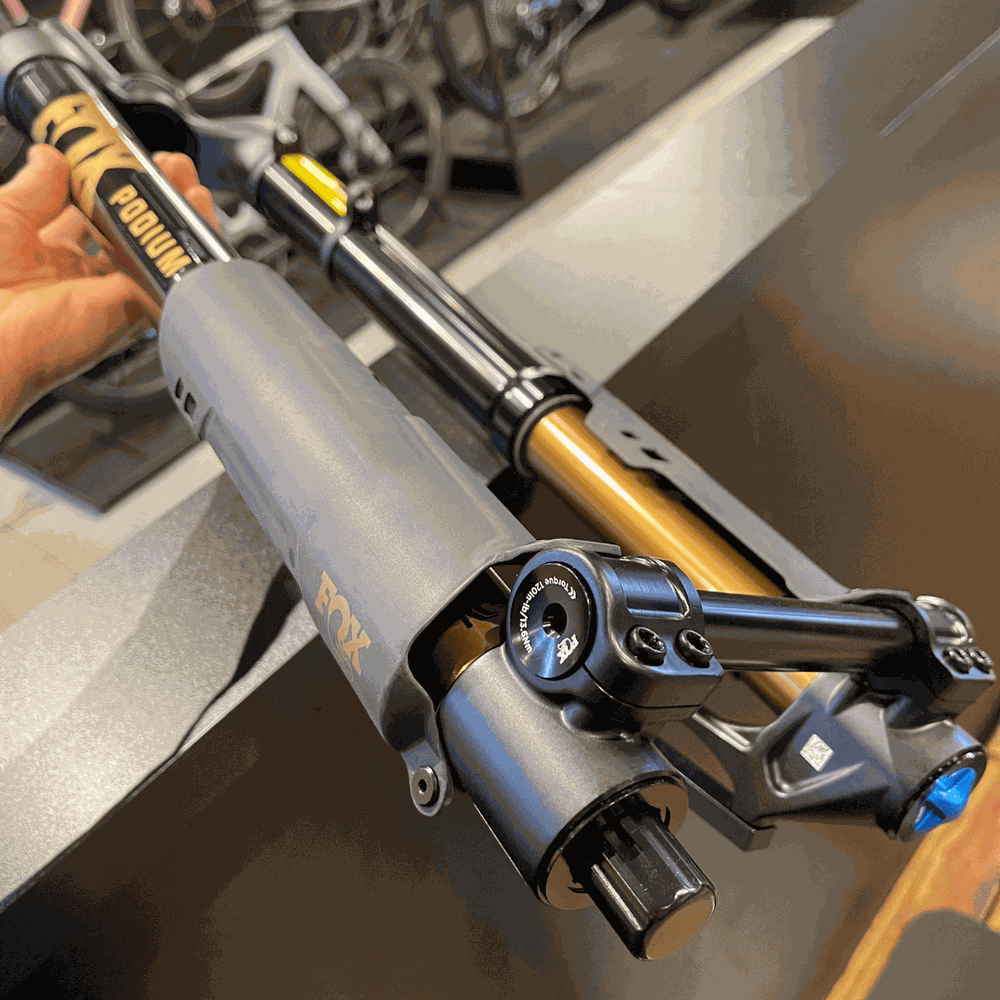 Garfo de Suspensão Fox Podium Factory Kashima Original 36 Preta 160mm