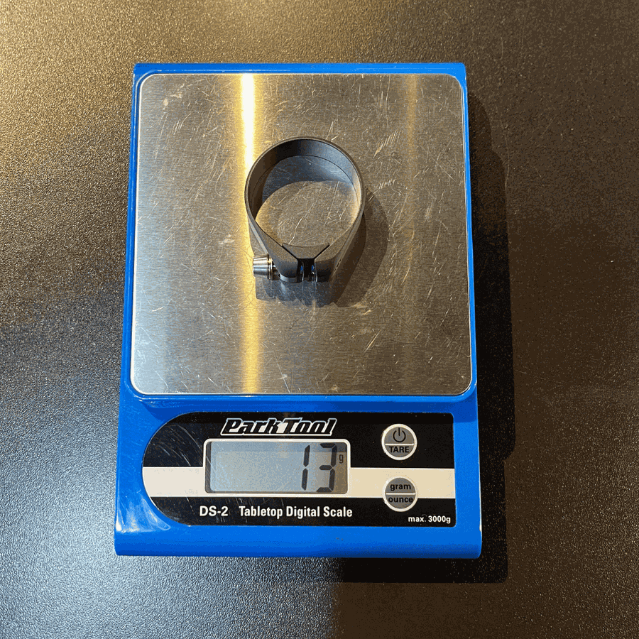 Abraçadeira Syncros Para Quadros De Bicicleta 34.9mm com parafuso em TITÂNIO