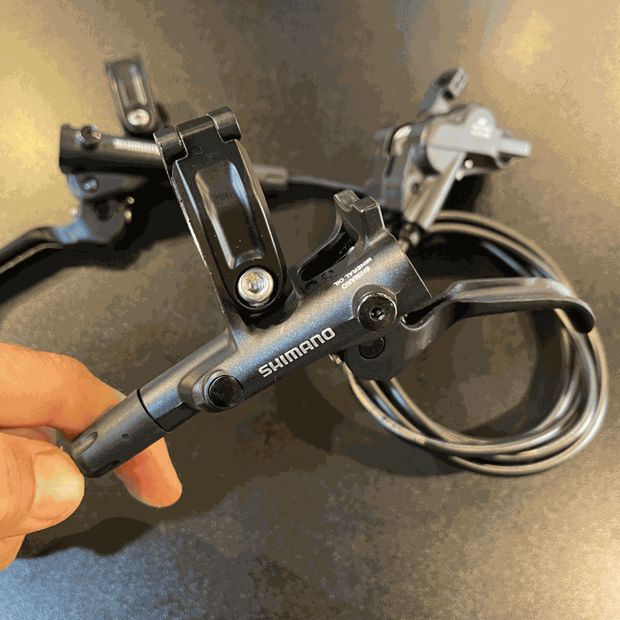 Par de Freio a Disco Shimano Original Hidráulico BL-M6120 4 Pistões