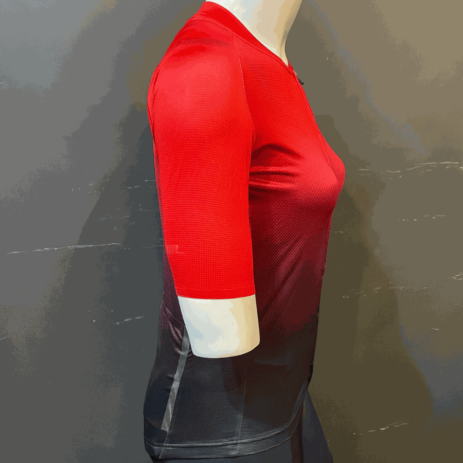 Camisa Original Specialized Sl Air Jersey Coleção Sagan Feminino Vermelha