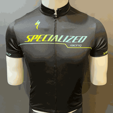 Camisa Original Specialized Racing Masculina Preta E Neon
