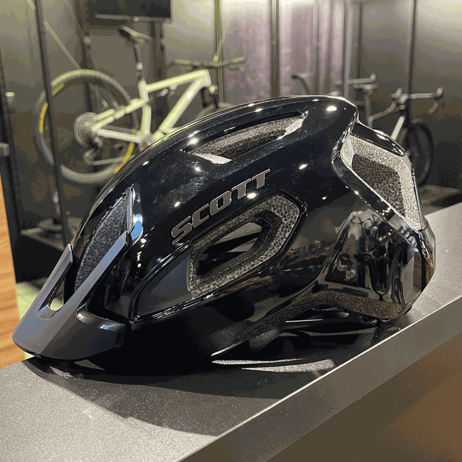 Capacete Scott Supra Preto Brilhante