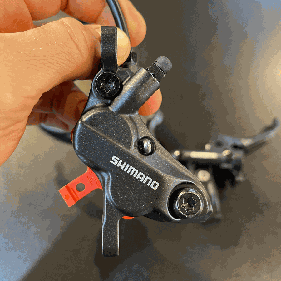 Par de Freio a Disco Shimano Original Hidráulico BL-M6120 4 Pistões