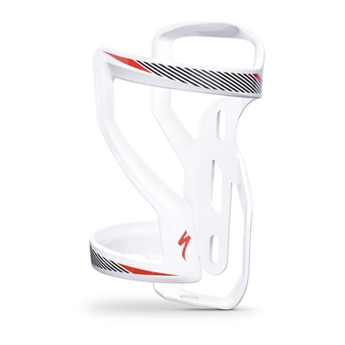 Suporte De Garrafa Specialized Zee Cage 2 Esquerdo Branco e Preto