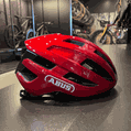 Capacete Abus Powerdome Vermelho Cereja