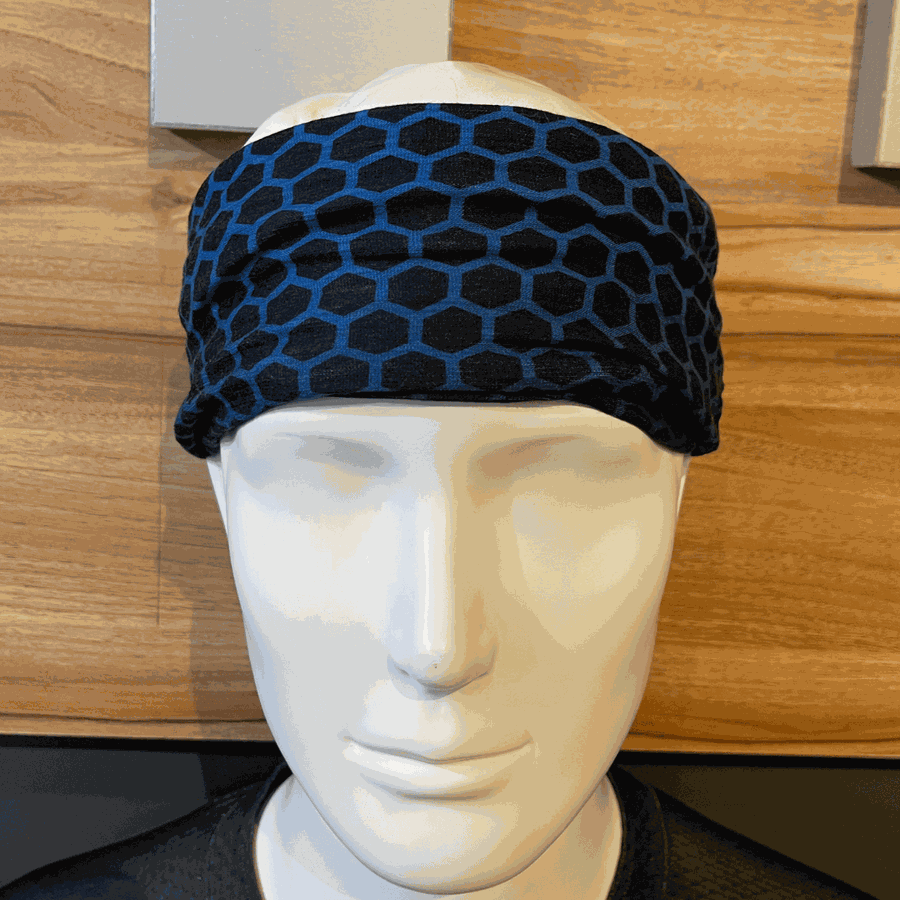 Bandana All Over Azul Colmeia