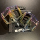 Pedal Supacaz Original CNC Alloy MTB Alumínio Rainbow - 1