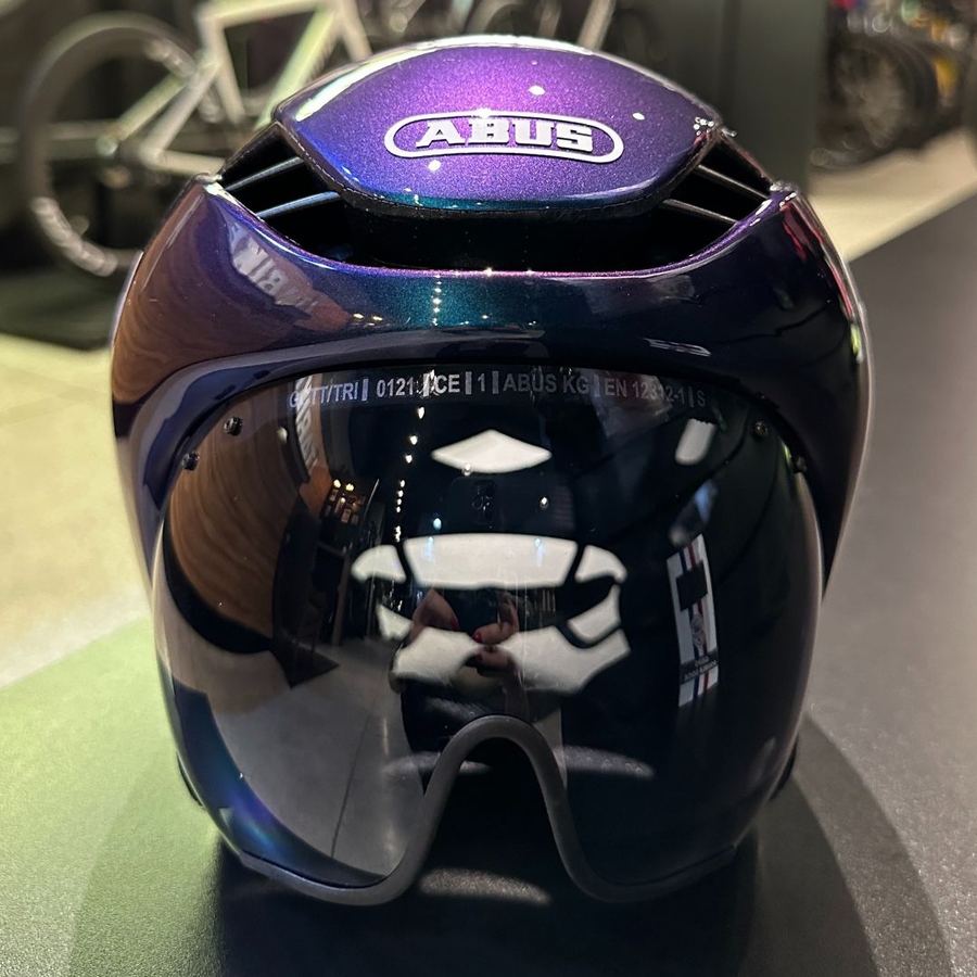 Capacete Abus GameChanger Triathlon Roxo