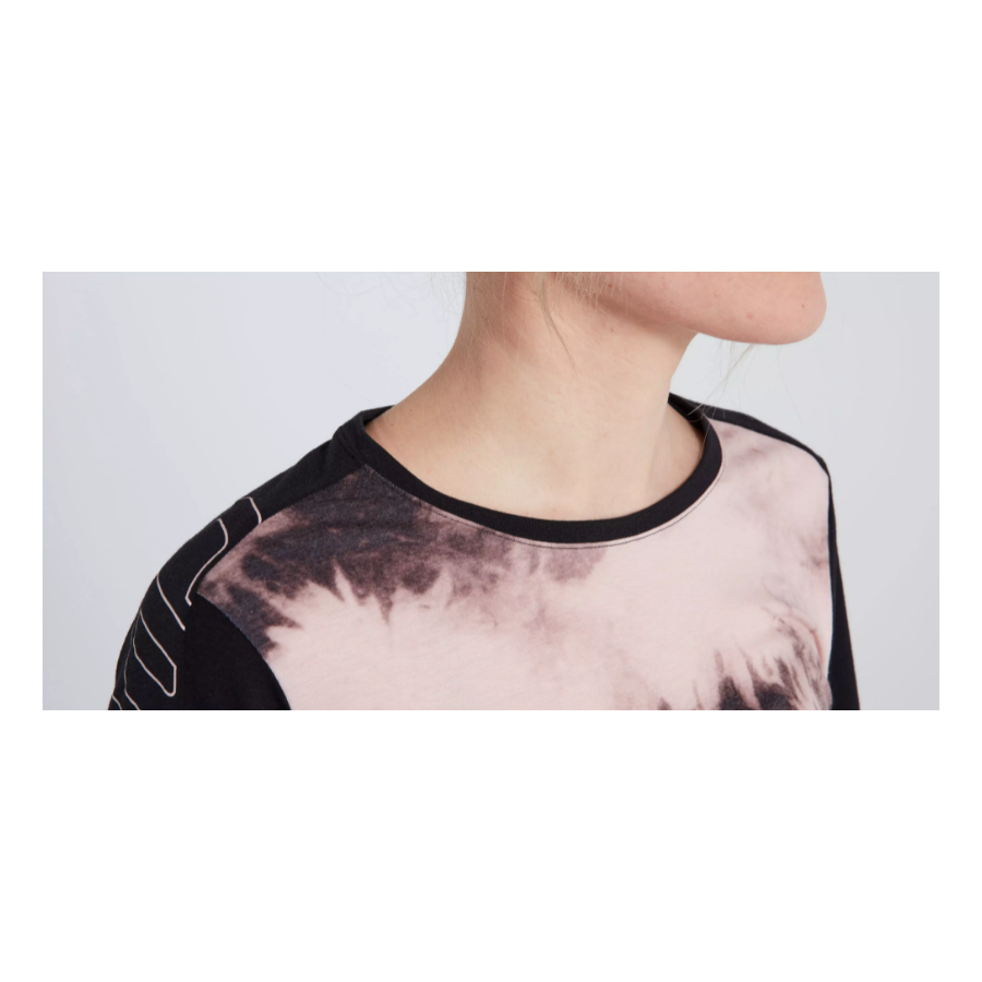 Camiseta Original Specialized T-Shirt Trail Altered Edition Manga Longa Feminina Preta Estampada