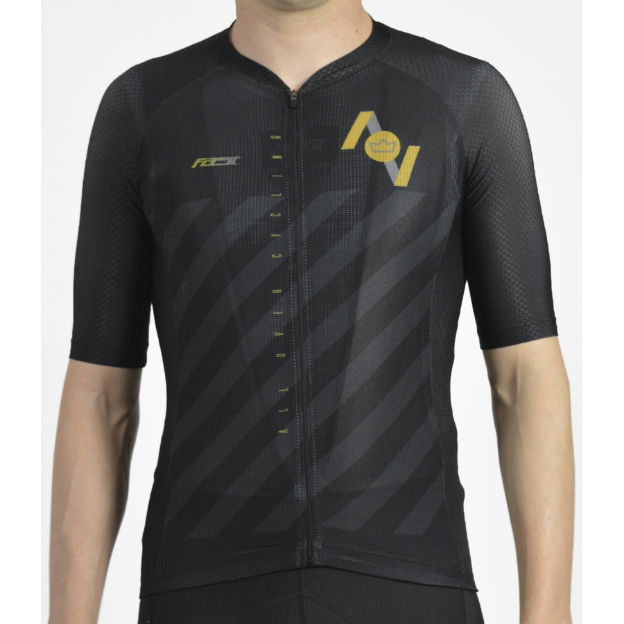 Camisa All Over Masculina Coleção King Preta e Dourada