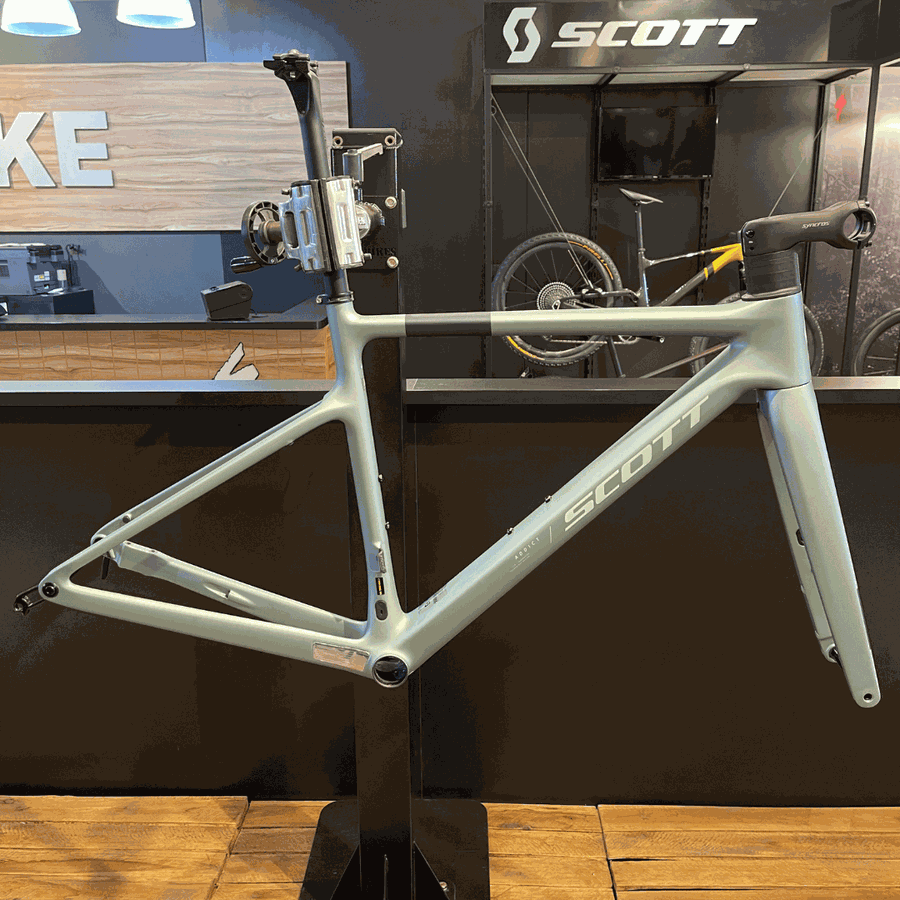 Quadro SCOTT em Carbono ADDICT HMF verde metálico