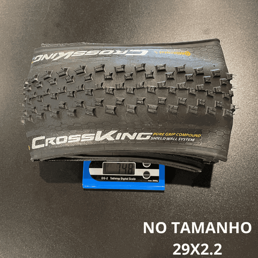 Pneu MTB Continental Cross King Performance Tubeless Preto