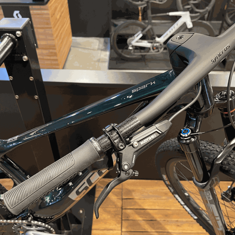 Bicicleta SCOTT Spark RC Team Issue twinkle green