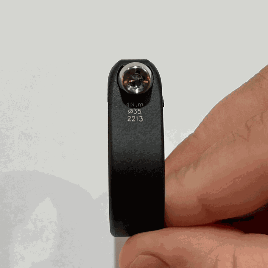 Abraçadeira Syncros Para Quadros De Bicicleta 34.9mm com parafuso em TITÂNIO