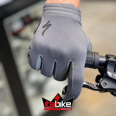 Luva Specialized Dedo Longo Trail Masculina Cinza